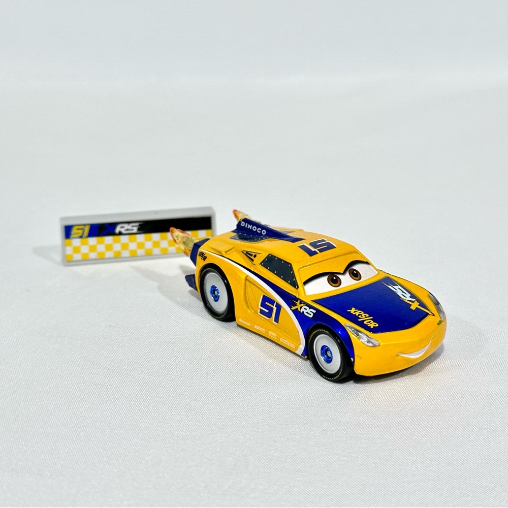 Disney Pixar Cars Rocket Racing Cruz Ramirez #51 with Blast Wall